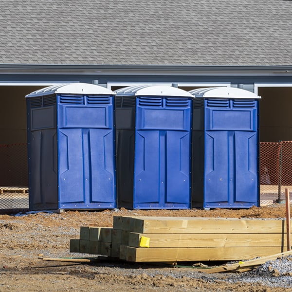 are there any restrictions on where i can place the portable toilets during my rental period in Ira Iowa